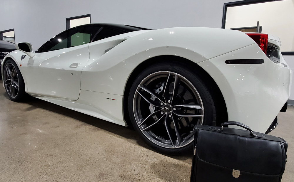 On-site exotic car pre-purchase inspection - ferrari