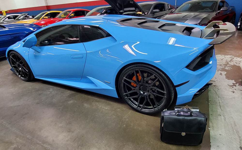 pre-purchase super car inspection - lamborghini inspection