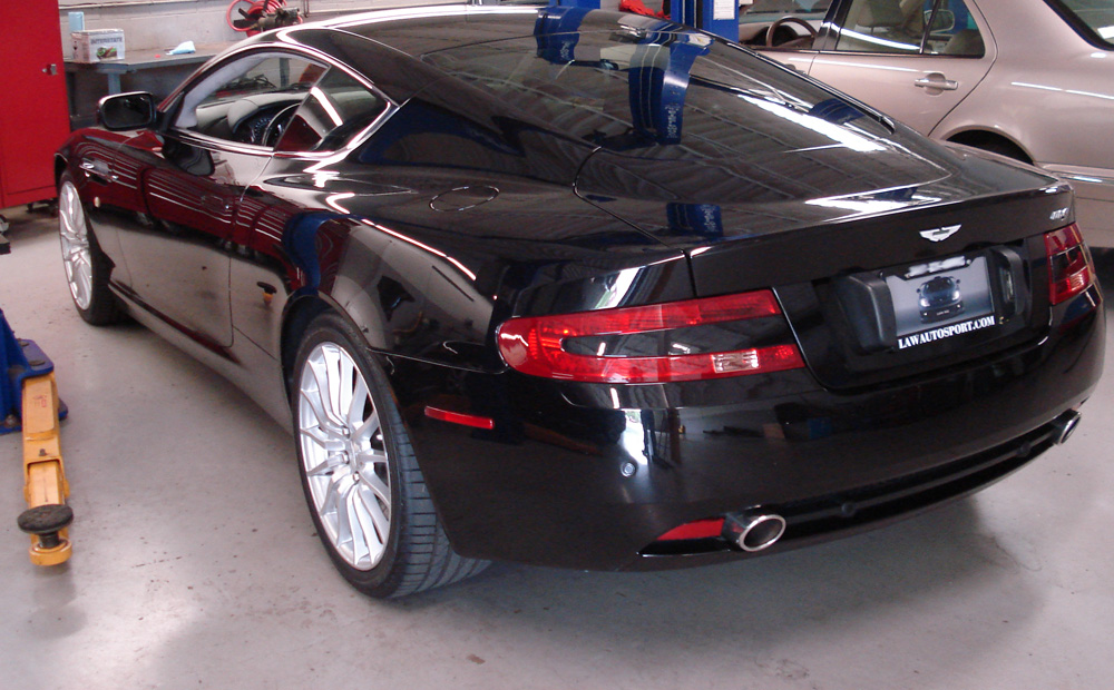 pre-owned exotic vehicle pre-purchase inspection - aston martin vantage