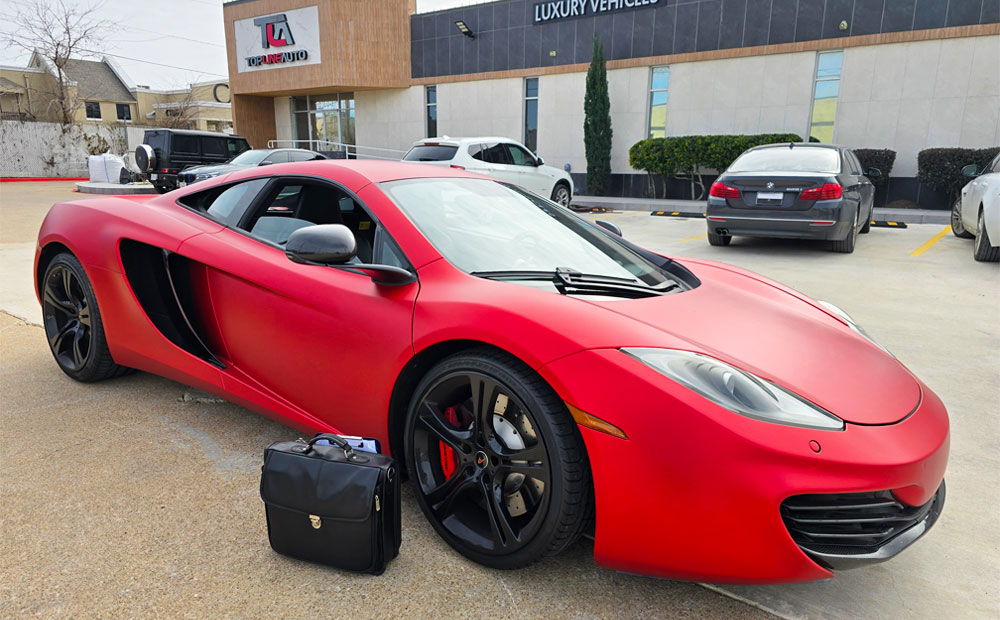 super car pre-purchase inspections - McLaren mp4-12c inspection