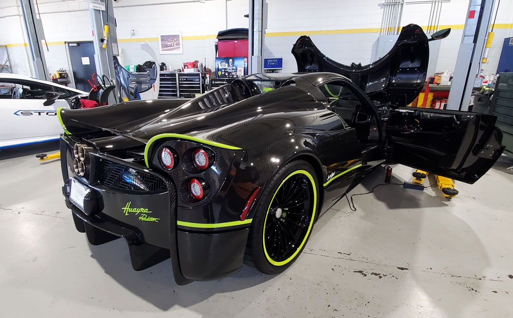 super car pre-purchase inspections - pagani