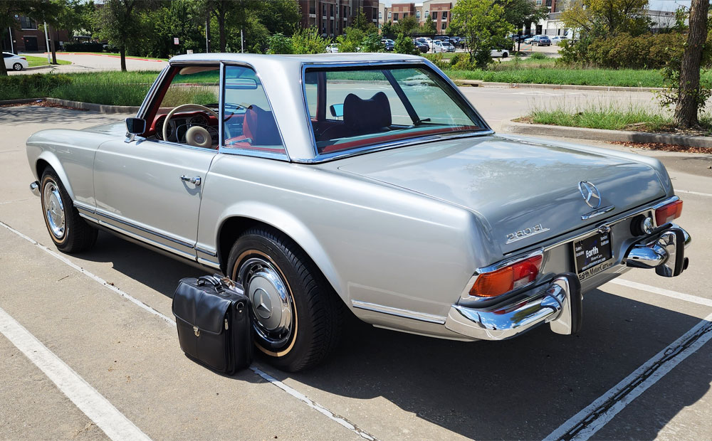 we also inspect classic import cars - Mercedes Pagoda