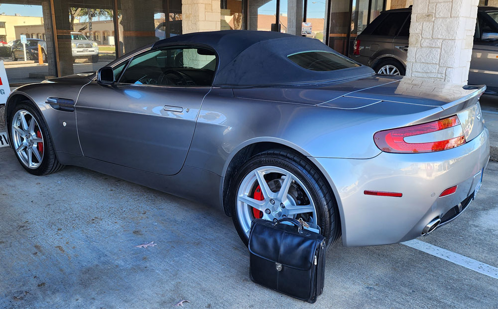 exotic car pre-purchase inspection - v8 vantage